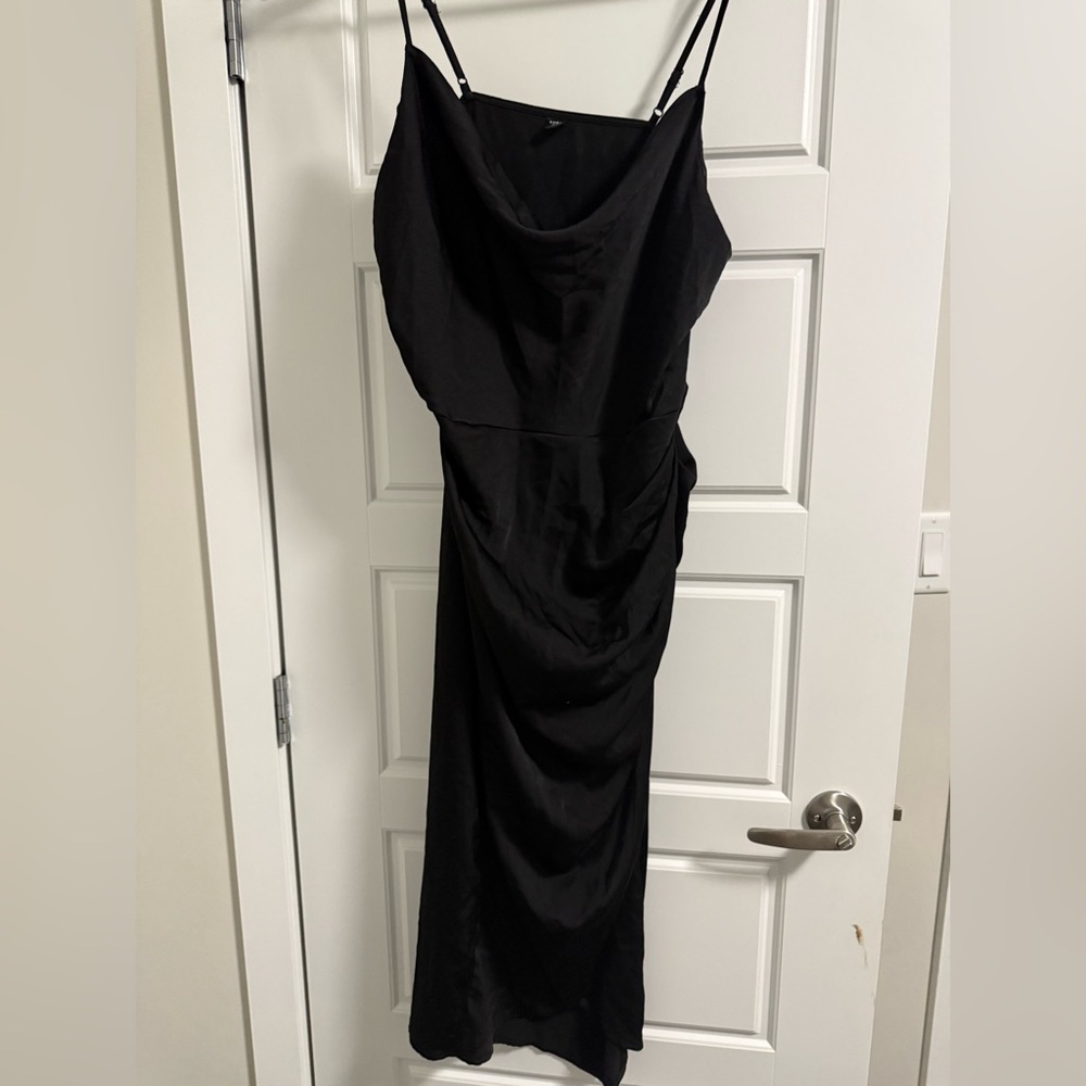 🔥SHEIN Black Evening Dress